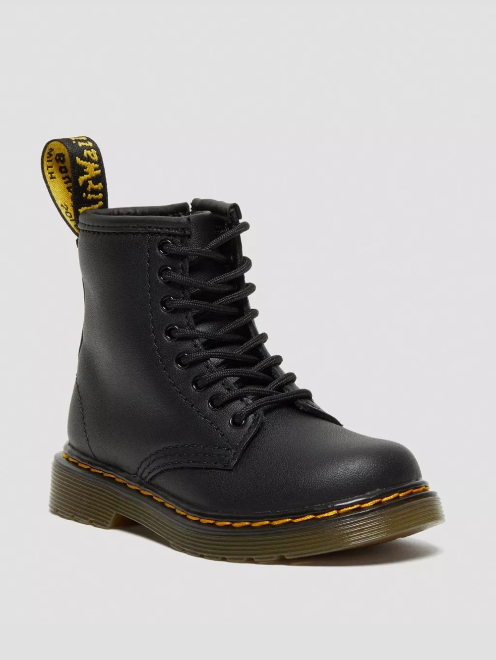 Dr. Martens 
TODDLER 1460 SOFTY T LEATHER LACE UP BOOTS Size US 10/UK 9